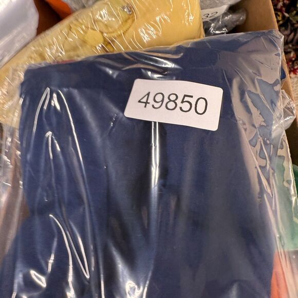 J. Crew Pants Women 6 Blue High Rise Drawstring Flat Front Linen Pockets Chino - Picture 8 of 8